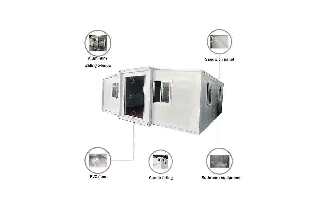 20ft moderne uitbreidbare container op maat gemaakte winkel met kamerhoge ramen 20ft moderne uitbreidbare container op maat gemaakte winkel met kamerhoge ramen