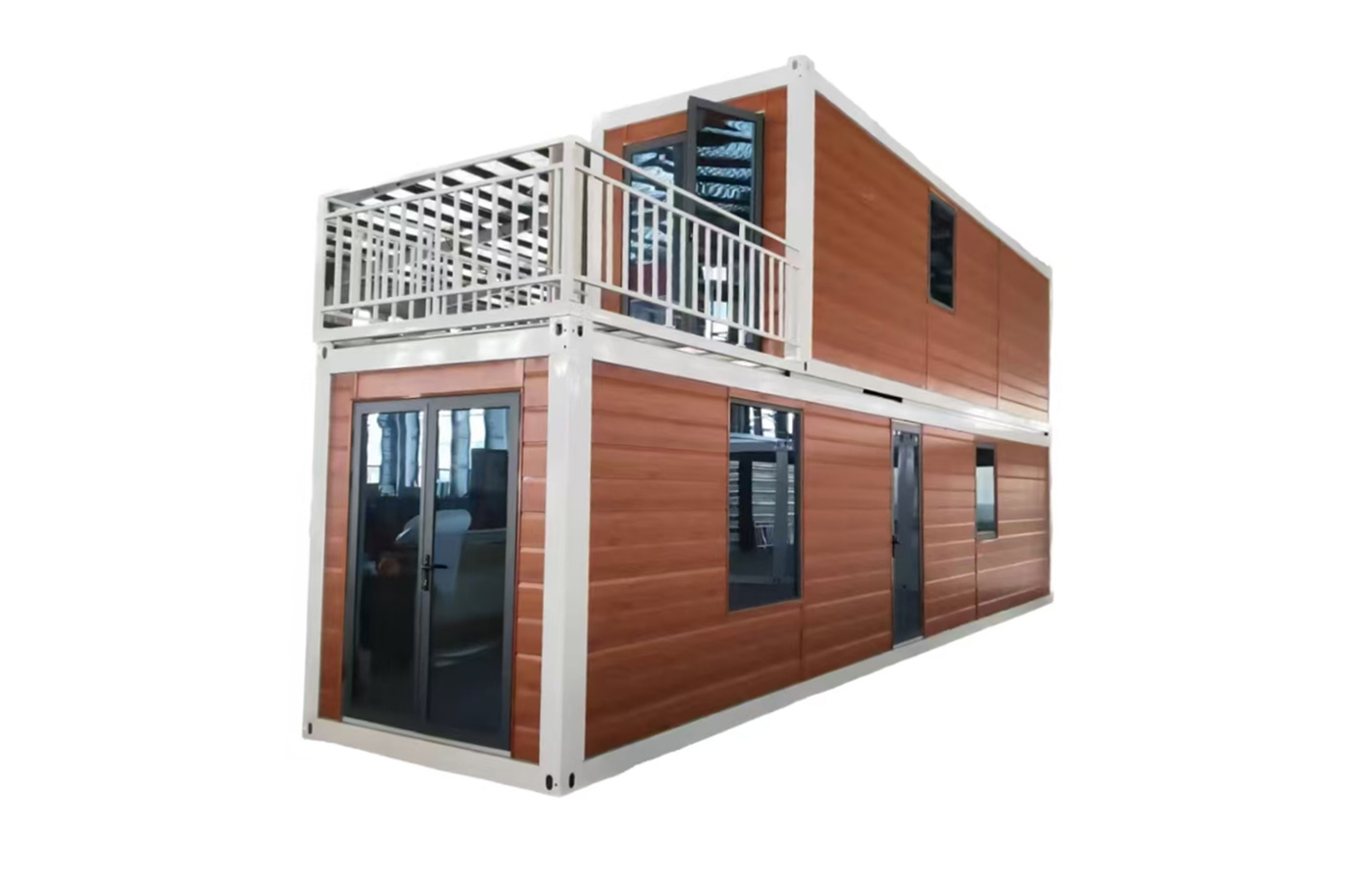 40ft Hoge Luxe Aangepaste 40ft Vaste Container Huis Dubbellaags Huis Grote Ruimte 40ft Hoge Luxe Aangepaste 40ft Vaste Container Huis Dubbellaags Huis Grote Ruimte
